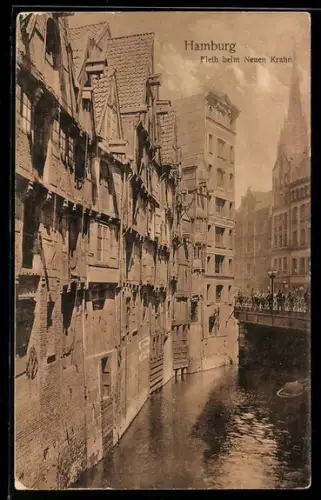 AK Alt-Hamburg, Fleth beim Neuen Krahn