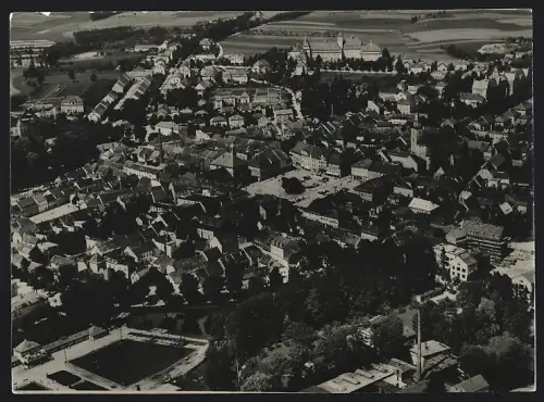Fotografie Walter Hahn, Dresden, Ansicht Bischofswerda, Blick über die Dächer