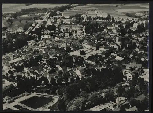 Fotografie Walter Hahn, Dresden, Ansicht Bischofswerda, Blick über die Dächer