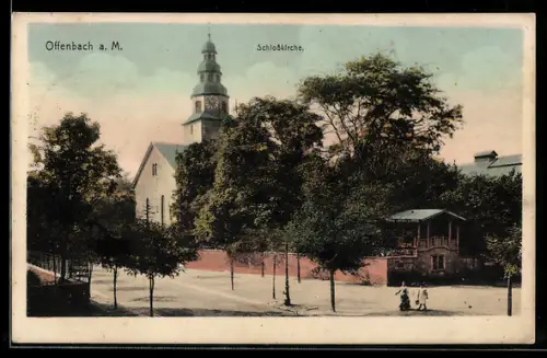 AK Offenbach a. M., Schlosskirche
