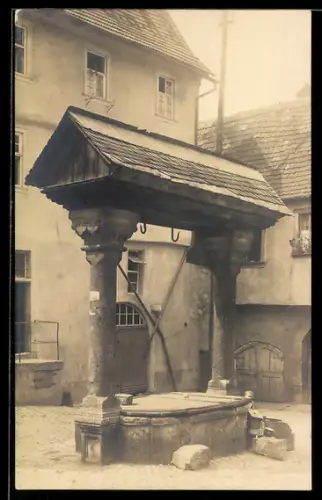 AK Ochsenfurt, Hofbrunnen in der Altstadt