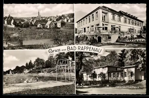 AK Bad Rappenau, Kurhotel, Soleschwimmbad und Kurmittelhaus