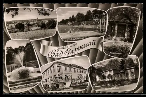 AK Bad Rappenau, Kurhotel, Kurmittelhaus, Kurbrunnen