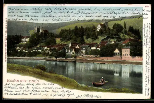 AK Neckarsteinach, Teilansicht