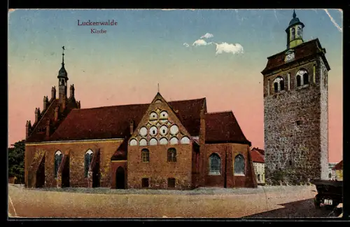 AK Luckenwalde, Blick auf die Kirche