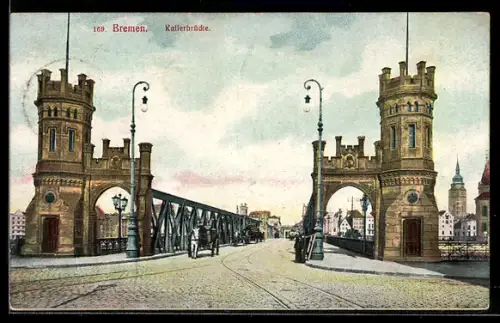 AK Bremen, Kaiserbrücke