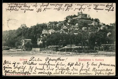 AK Hamburg-Blankenese, Süllberg, Ortsansicht