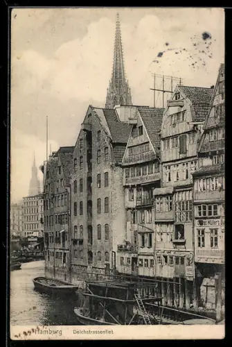 AK Alt-Hamburg, Deichstrassenfleet
