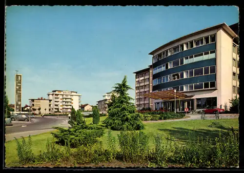 AK Offenbach /Main, Ketteler Krankenhaus und Markuskirche