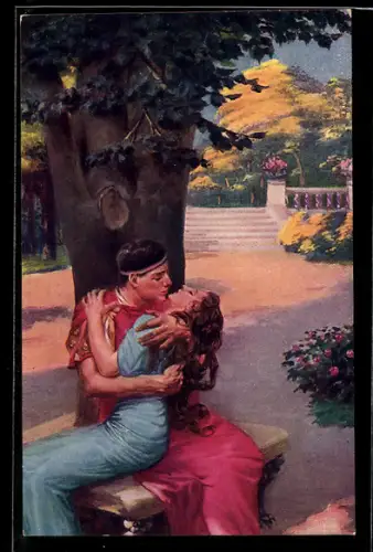 Künstler-AK sign. Kroy: Römische Liebe