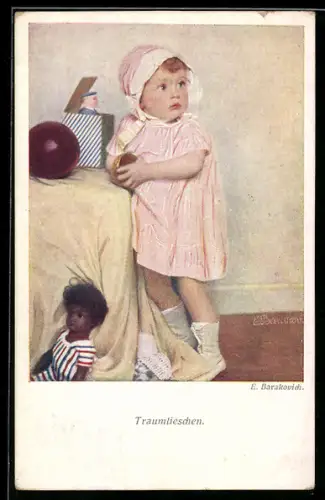 Künstler-AK Brüder Kohn (B.K.W.I) Nr.: 244-1, Traumlieschen