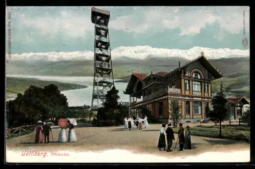 AK Zürich, Partie am Uetliberg