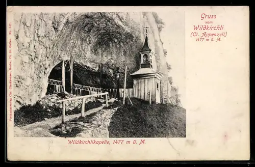 AK Wildkirchli, An der Wildkirchlikapelle