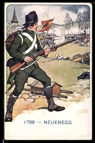 AK Neuenegg, Schweizer Soldat im 18. Jahrhundert