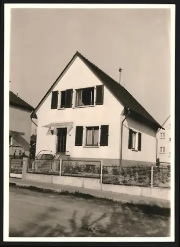 Fotografie Ansicht Offenbach a. M., Wohnhaus Nr. 2 in einer Wohnsiedlung