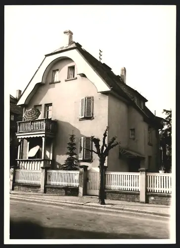 Fotografie Ansicht Offenbach a. M., Wohnhaus Villa mit Balkon