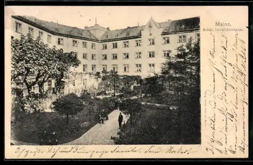 AK Mainz, Städt. Invalidenhaus