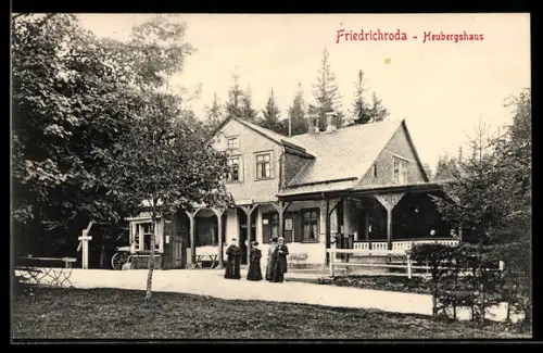 AK Friedrichroda, Gasthof Heubergshaus