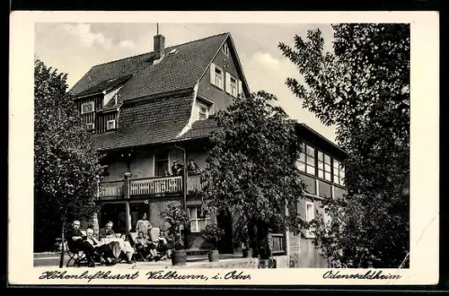 AK Vielbrunn i. Odenw., Gasthaus Odenwaldheim, Bes. L. Saul
