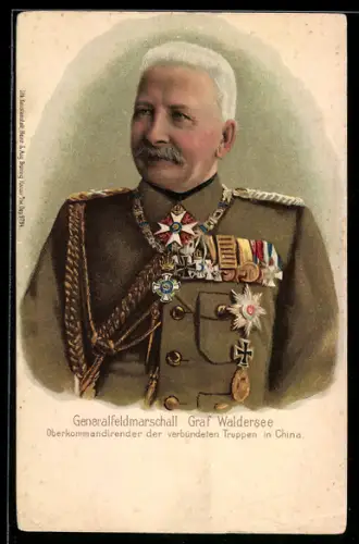 AK Generalfeldmarschall Graf Waldersee, Oberkommandierender in China