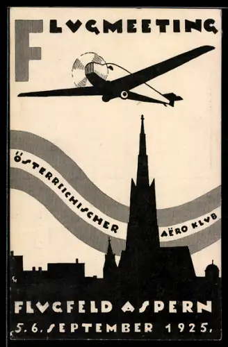 AK Aspern, Flugmeeting 1925, Österreichischer Aero Klub