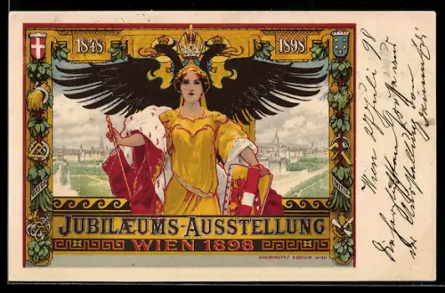 AK Wien, Jubiläums-Ausstellung 1898, Ortspanorama
