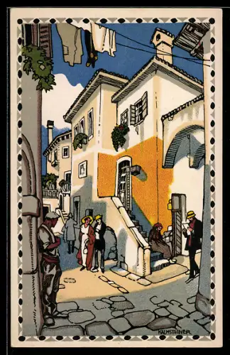 Künstler-AK H. Kalmsteiner: Österreichische Adria Ausstellung 1913