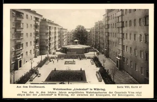 AK Währing, Wohnhausbau Lindenhof