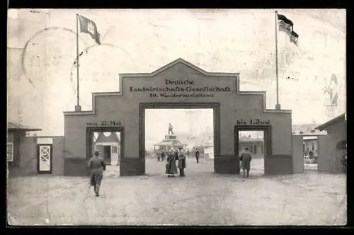AK Hamburg, 30. Wanderausstellung der deutsch. Landwirtschafts-Gesellschaft 1924