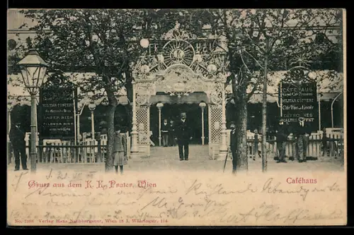 AK Wien, Cafehaus im Prater