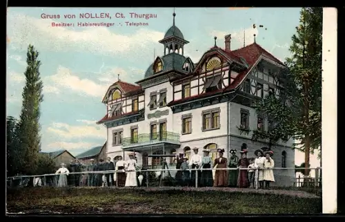 AK Hosenruck, Nollen, Hotel-Pension Habisreutinger