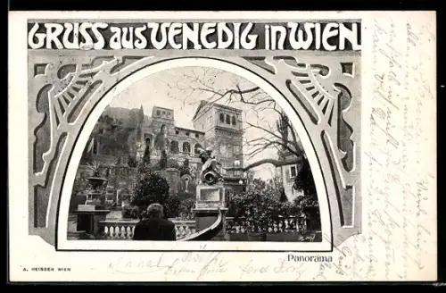 AK Wien, Ausstellung Venedig in Wien, Panorama