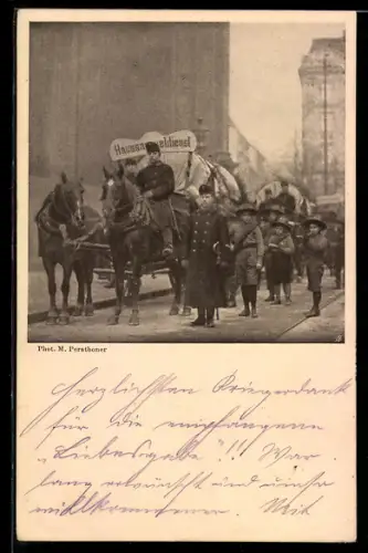 AK Wien, Kolonne des Haussammeldienstes, Heilsarmee
