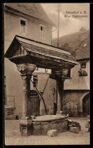 AK Ochsenfurt / Main, Alter Ziehbrunnen