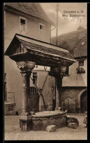 AK Ochsenfurt / Main, Alter Ziehbrunnen