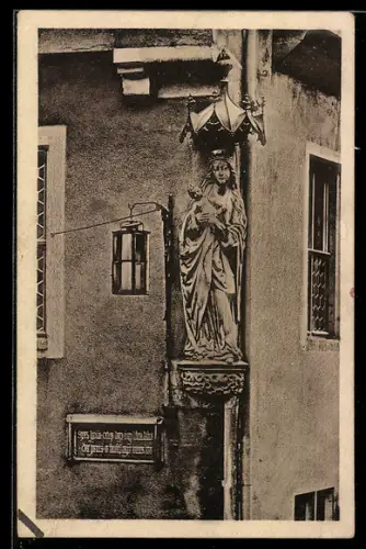 AK Ochsenfurt a. Main, Madonna am Rathaus