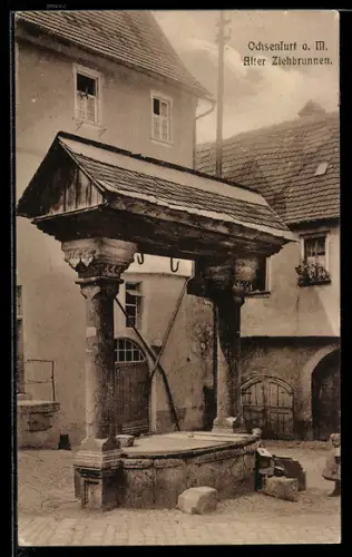 AK Ochsenfurt / Main, Alter Ziehbrunnen