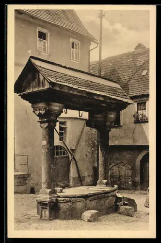 AK Ochsenfurt / Main, Alter Ziehbrunnen