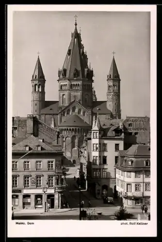 AK Mainz, Ansicht des Doms