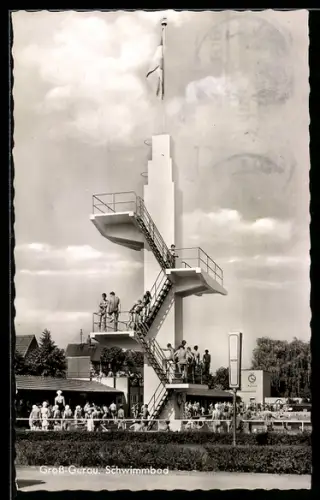 AK Gross-Gerau, Sprungturm im Schwimmbad