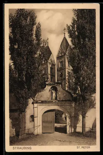 AK Straubing, St. Peter, Kirchenportal
