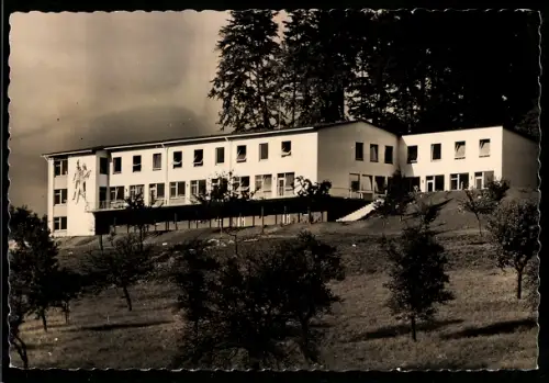 AK Laubach /Oberhessen, Jugendherberge Haus der Jugend am Ramsberg, Aussenansicht