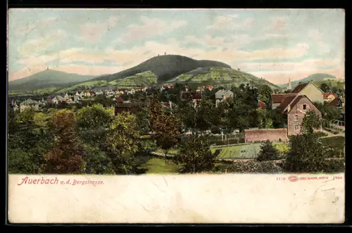 AK Auerbach / Bergstrasse, Totalansicht
