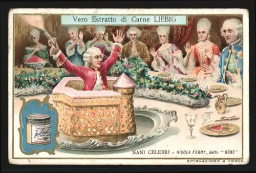 Sammelbild Liebig, Fleisch Extrakt, Nicola Ferry detto Bébé