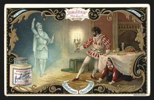 Sammelbild Liebig, Szene aus Don Juan von Mozart