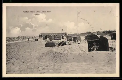 AK Ost-Dievenow, Ostseebad, Strand
