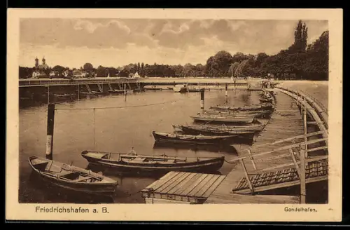 AK Friedrichshafen a. B., Gondelhafen