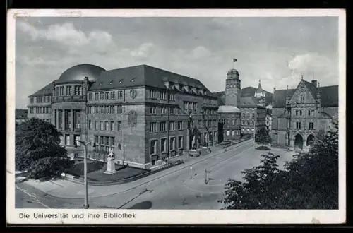 AK Freiburg /Schwarzwald, Universität und Bibliothek