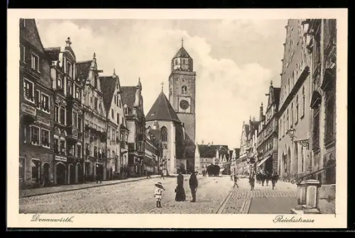 AK Donauwörth, Reichsstrasse