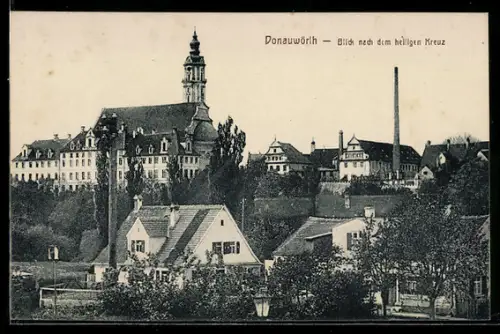 AK Donauwörth, Blick nach dem heiligen Kreuz